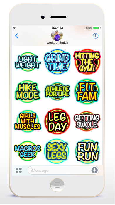 Beast Mode Workout Motivation Sticker Pack screenshot 4