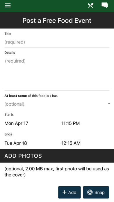 Share Meals screenshot 4