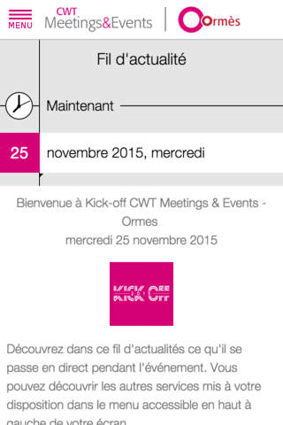 Séminaire CWT M&E France screenshot 2