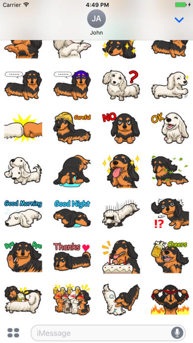 My Dachshund Dog Stickers screenshot 4