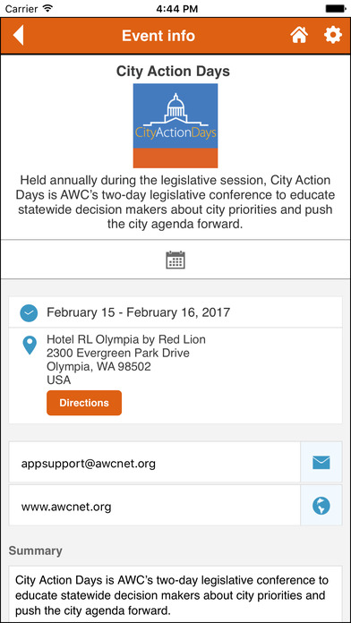 AWC Events screenshot 3