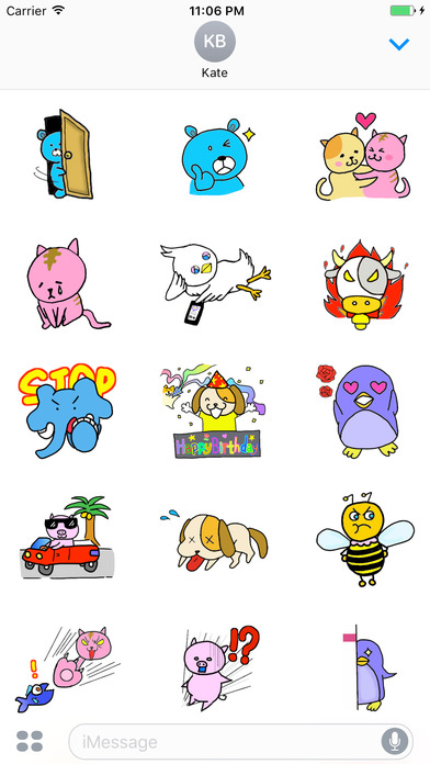 The Funny Zoo Stickers screenshot 2