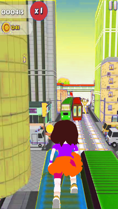 Subway Girl Run Go screenshot 2