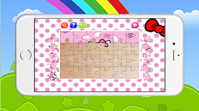 Cartoon Jigsaw Puzzles Games Box for Hello Kitty screenshot 2