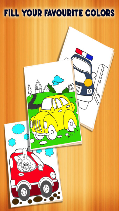 Car Kids Coloring Book Pro screenshot 4