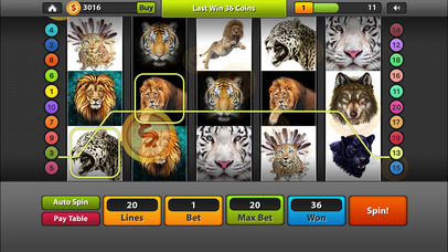 Lion Slots Jackpot Wild Safari Game screenshot 3