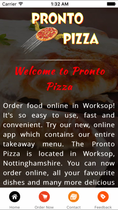 Pronto Pizza Worksop screenshot 2