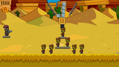 Angry Zombies - Shooter Puzzle Game screenshot 2