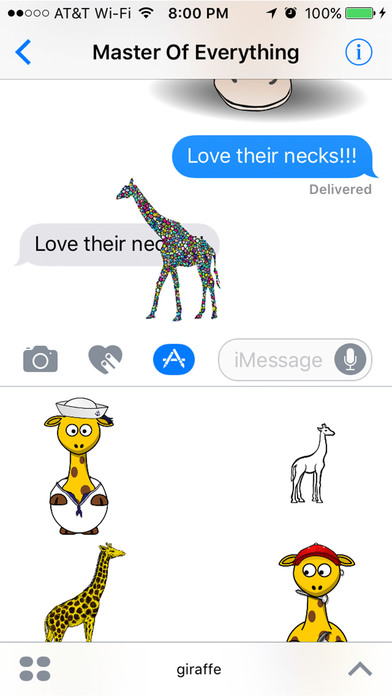Giraffe Stickers: Africa's Tallest & Cutest Animal screenshot 3