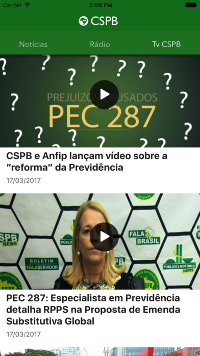 CSPB Notícias screenshot 4
