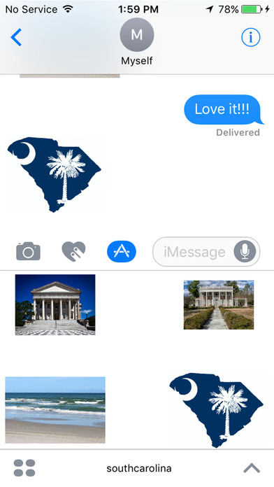 South Carolina Stickers for iMessage screenshot 3