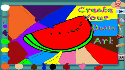Paint Fruits Coloring Pages screenshot 4