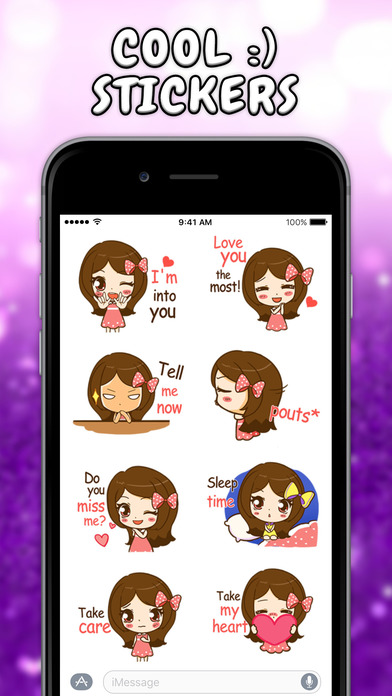Girlfriend Stickers! screenshot 4