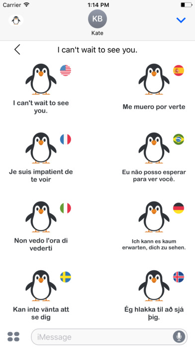 Christmas Stickers in 12 Languages screenshot 4