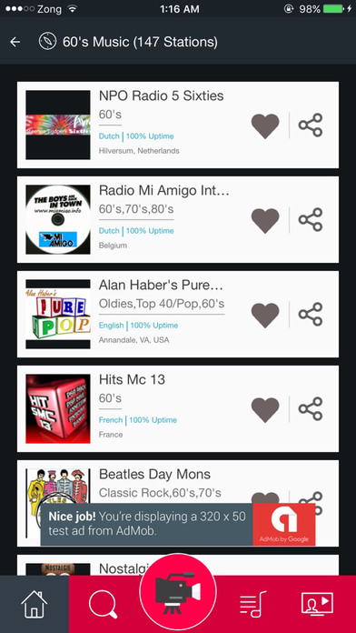60s Music FM Radio Stations screenshot 2