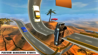 Crazy Stunt Car Race Free Game screenshot 3