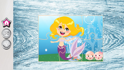 Cute Mermaid Jigsaw for Little Kids screenshot 2