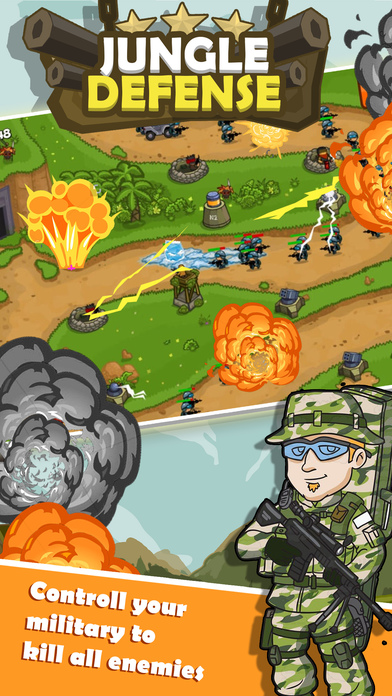 Jungle defense - the best Strategy games 2017 screenshot 2