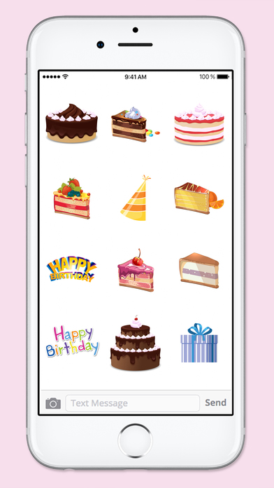 Happy Birthday Party Sticker Pack screenshot 4