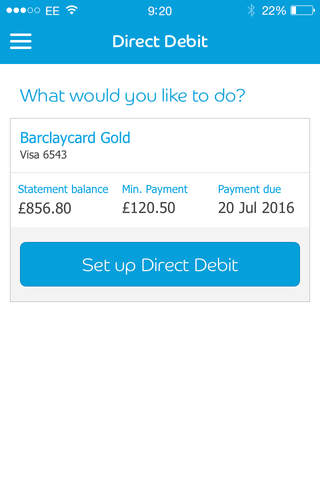 Barclaycard screenshot 3