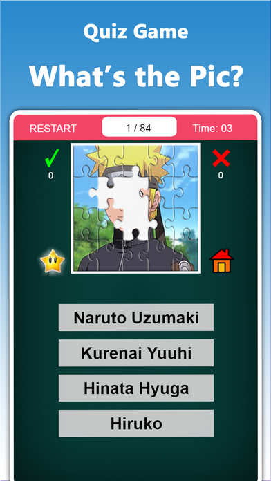 Anime Quiz Trivia - Guess Name For Ninja Fans screenshot 2