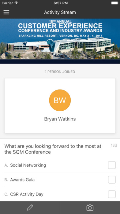SQM CX Conference screenshot 2