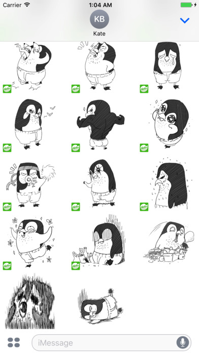 Hellowe Stickers: Uncle Penguin screenshot 3
