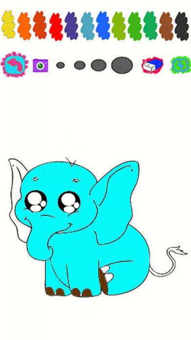 Elephant Kids Coloring Best Version screenshot 3