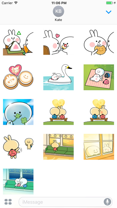 The Bunny Brat Dating Stickers screenshot 3