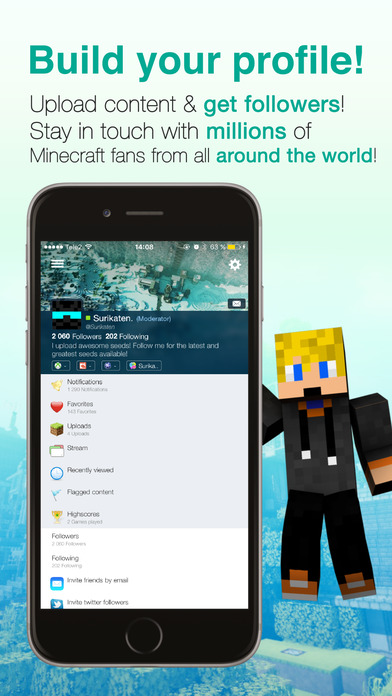 Screenshots of Minecraft Seeds Lite for iPhone