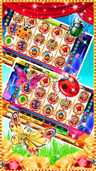 Free Insect Slots: Free Vegas Casino HD! screenshot 2