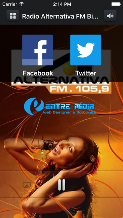 Radio Alternativa FM Bicas MG screenshot 2