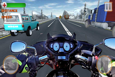 Crazy Bike Race : Traffic Racing Free screenshot 3