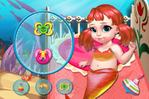 Mermaid Girl's Newborn Baby Salon ——Give Birth Sim screenshot 3