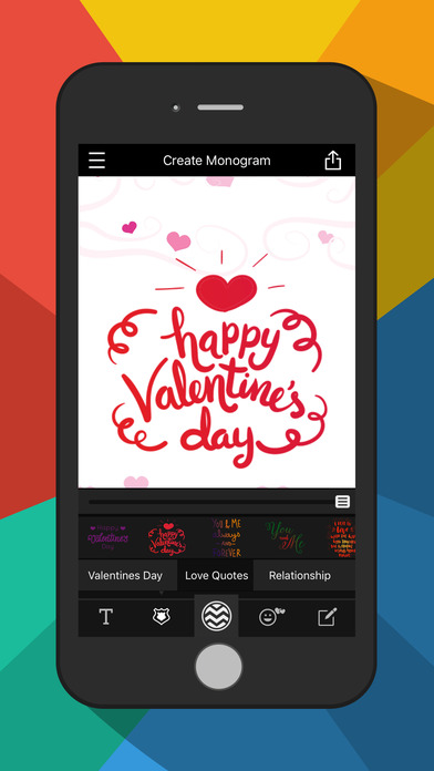 Valentines Photo Frames -  Love Quotes Maker screenshot 3