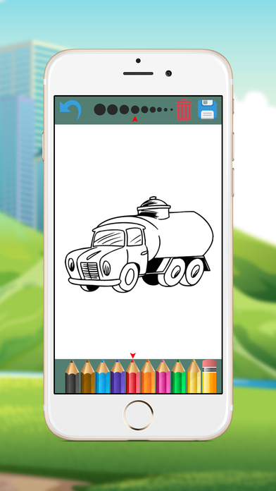 Cars Coloring Book Game for Kids screenshot 2