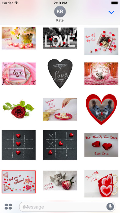 Valentine's Day Love Emoji screenshot 4