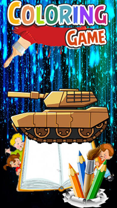 Tank Kids Coloring Best Version screenshot 3