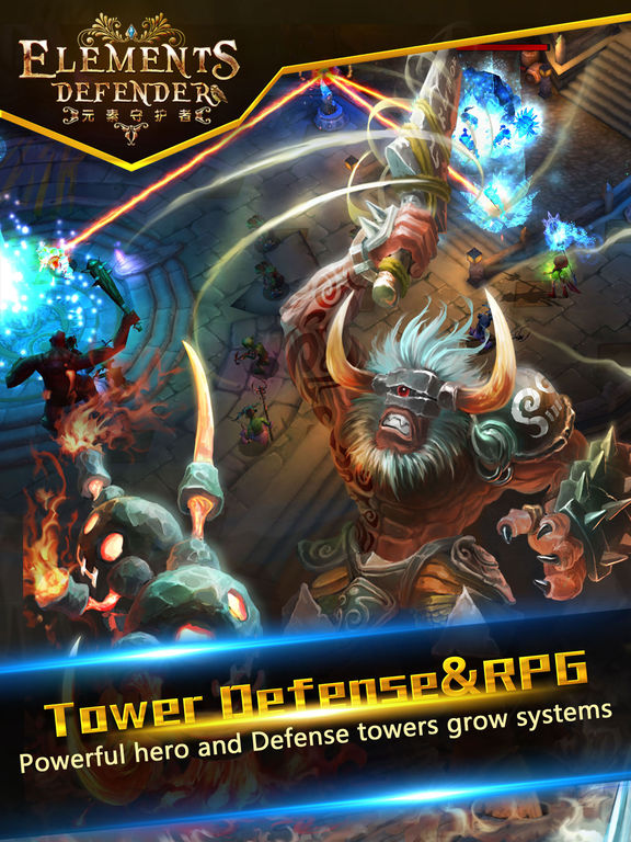 Скачать игру Elements Defender 3D : Epic Tower Defense