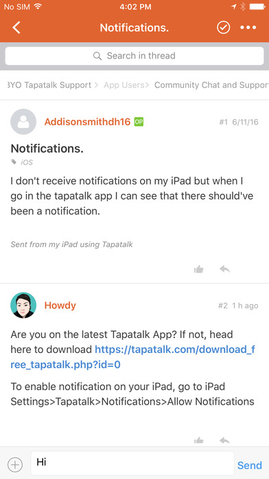Tapatalk Support Forum - Site Owners:Get Help Here screenshot 2
