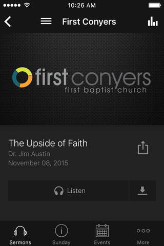 First Baptist Conyers screenshot 2