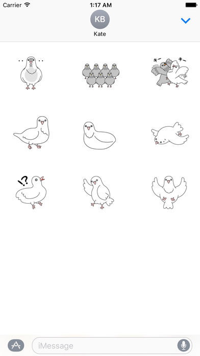 Peace White Dove Stickers screenshot 3