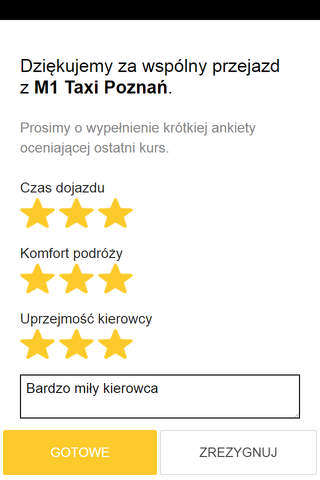 M1 Taxi Poznań screenshot 4