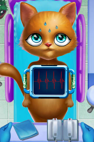 Pets Kitty's Heart Surgery-Vet Doctor Diary screenshot 2