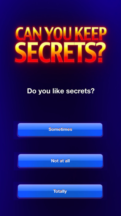 Secrets Quiz screenshot 2
