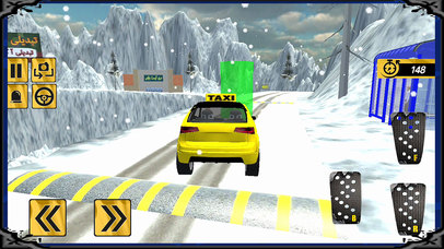 Uphill Taxi Driver Simulation Game - Pro screenshot 2
