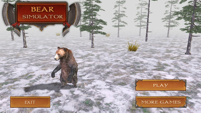 3D Bear Forest Simulation Premium screenshot 2