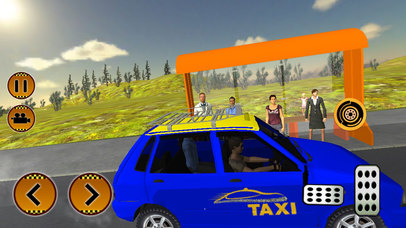 Highway Taxi Car Driving On Duty SIM 2k17 screenshot 2