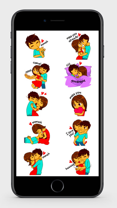 Loving Couple Stickers screenshot 4