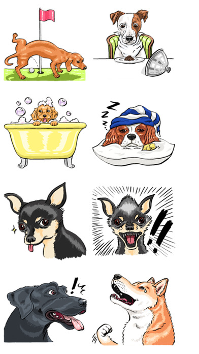Different Dogs Stickers screenshot 3